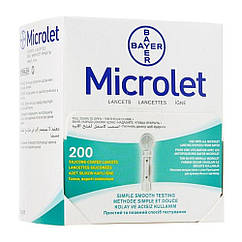 Голка з силіконовим покриттям Microlet №200 (ланцети)