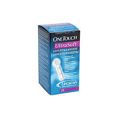 Ланцети (голки) One Touch Ultra Soft, 1 шт., АКЦІЯ