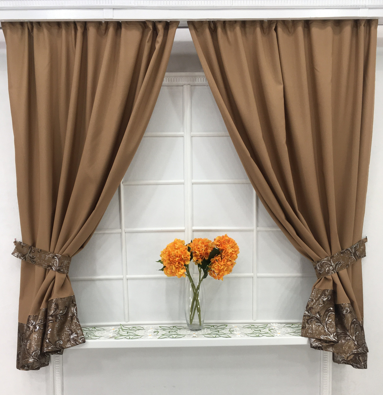 Кухонний комплект "Діана" No2, штори + підхоплення, цена в Киеве. шторы ...