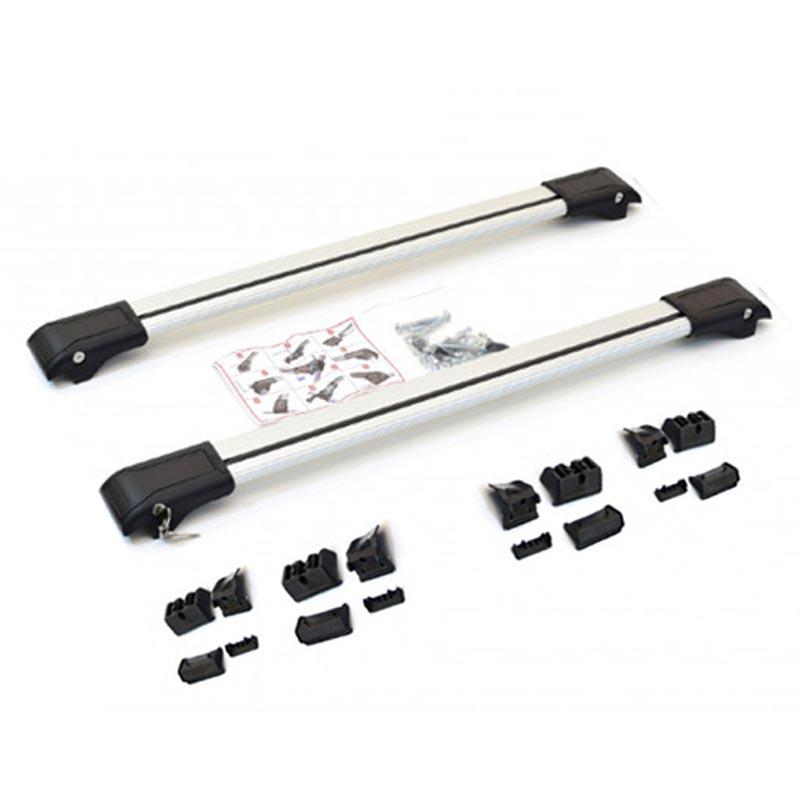 Багажник Ford Focus 2011- cірий на інтегровані рейлінги Erkul