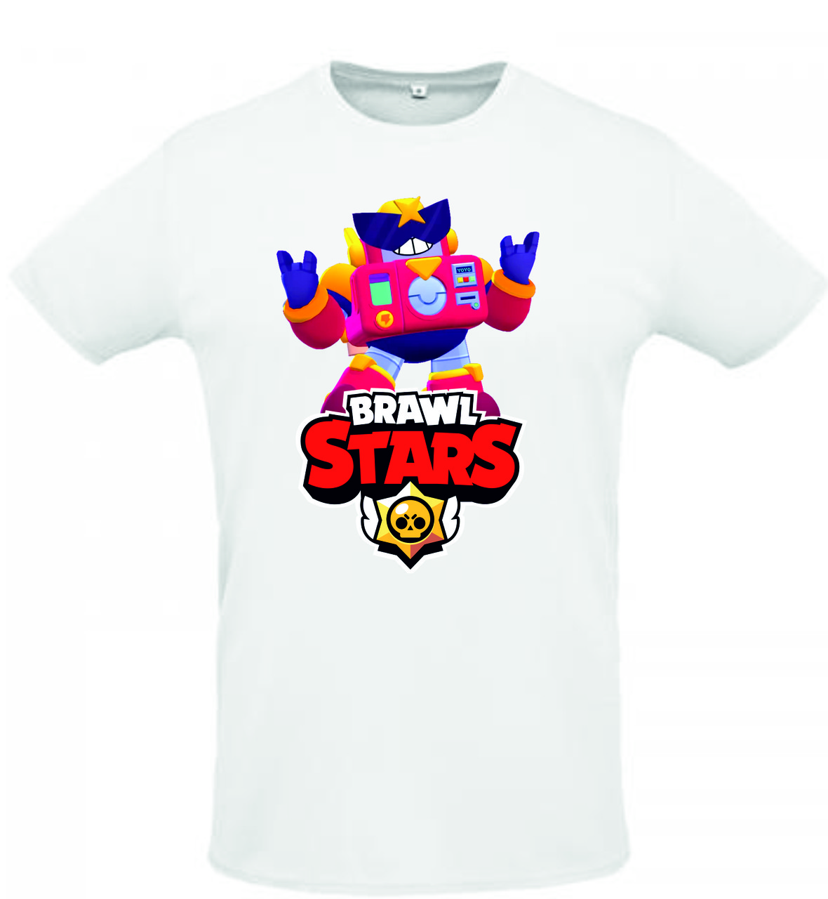 Футболка YOUstyle Бравл Старс Вольт 0516 140 White, фото 1