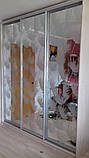 Шафа купе піскоструй на склі Київ і область, фото 8