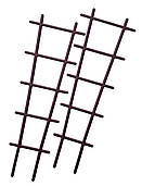 Опора для квітів середня пластикова h=46 см (Юніпласт)