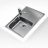 Кухонна мийка Тека UNIVERSE 45 1B 1D з крилом 7950, фото 2