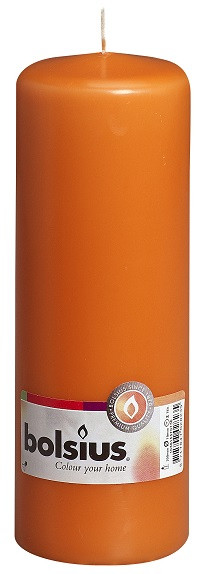 Свічка циліндр помаранчева 20 см (70/200-020Б MAN)