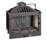 Камінна топка UNIFLAM 700 STANDARD з шибером праве бокове скло, фото 3