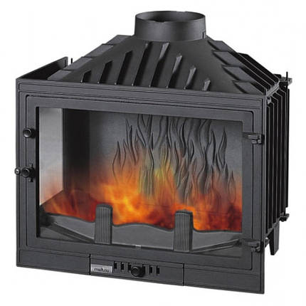 Камінна топка UNIFLAM 700 STANDARD з шибером ліве бічне скло, фото 1