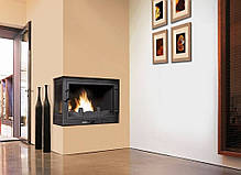 Камінна топка UNIFLAM 700 STANDARD з шибером ліве бічне скло, фото 5