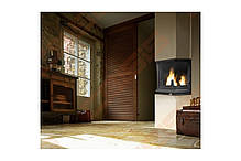 Камінна топка UNIFLAM 700 SELENIC з шибером праве бокове скло, фото 5