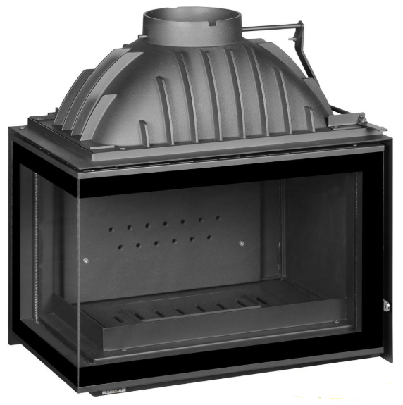 Камінна топка UNIFLAM 700 PLUS ECO З ШИБЕРОМ ЛІВЕ СКЛО