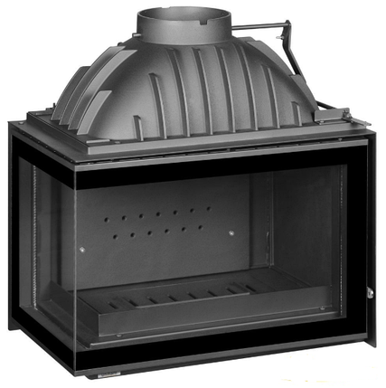 Камінна топка UNIFLAM 700 PLUS ECO З ШИБЕРОМ ЛІВЕ СКЛО, фото 1