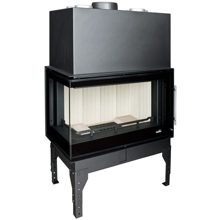 КАМІННА ТОПКА UNIFLAM 760 EVO LBS ЛІВЕ ВИГНУТЕ СКЛО