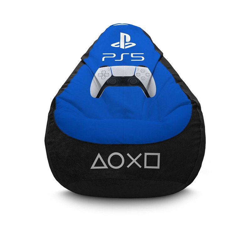 Крісло мішок "PS 5. Blue" Флок