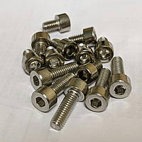 Декоративний гвинт (м-4) (Chrome) (високий капелюшок, викрутка шестигранник)