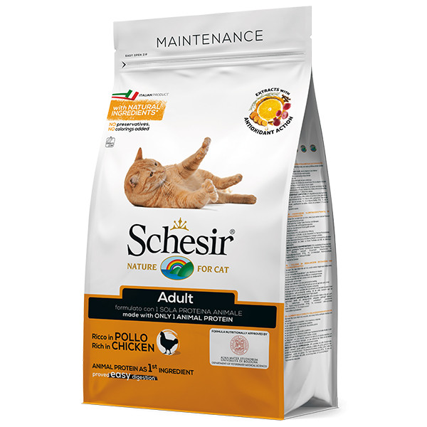 Schesir (Шезир) Cat Adult Chicken сухий корм для кішок з куркою