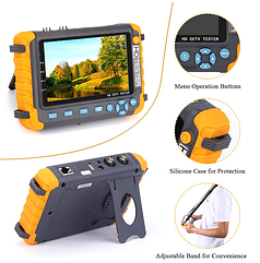 Монітор IV8W Тестер камер відеоспостереження - 8AHD 8MP TVI 8MP CVI CVBS 5-дюймовий відеосигналу -всі види камер