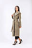 Довге жіноче тепле пальто демісезонне, фото 3