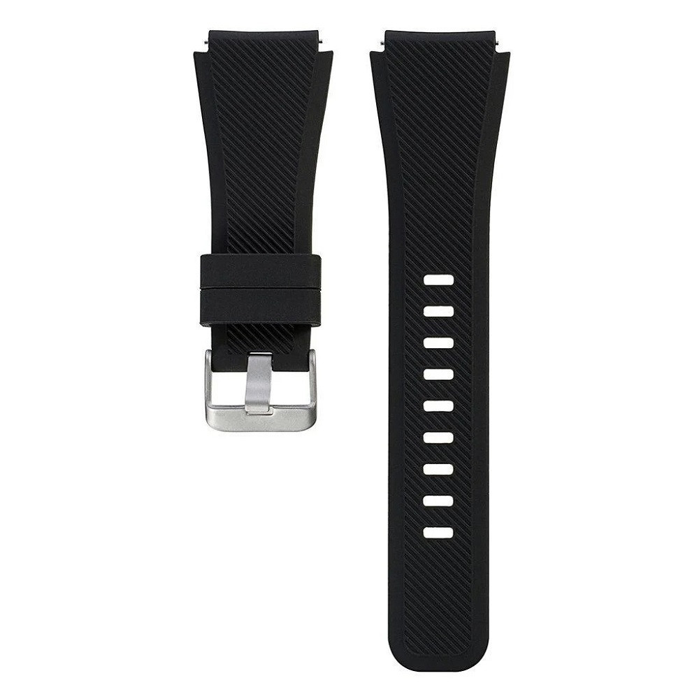 Ремешок для часов Silicone bracelet Universal Type С, 22 мм., Black
