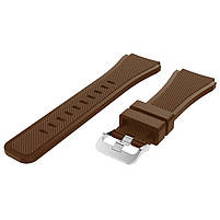 Ремешок для часов Silicone bracelet Universal Type С, 22 мм., Brown, фото 5