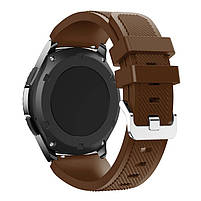 Ремешок для часов Silicone bracelet Universal Type С, 22 мм., Brown, фото 3