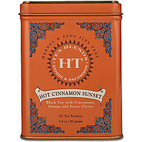 Harney & Sons, Hot Cinnamon Sunset, чайная смесь HT, пряный чай с корицей, 20 пакетиков, 40 г (1,4 унции)