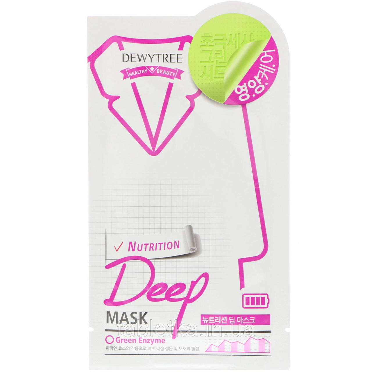 Dewytree, Deep Mask, Nutrition, 1 Sheet, 27 g (Discontinued Item)
