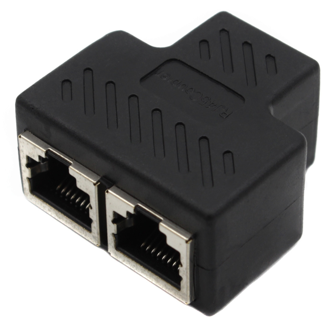 Двійник Розгалужувач RJ45 LAN "коробочка", фото 1