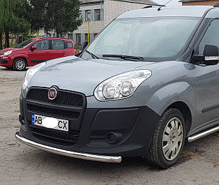 Кенгурник одинарний вус на Fiat Doblo Nuovo 263 (2009-2015)