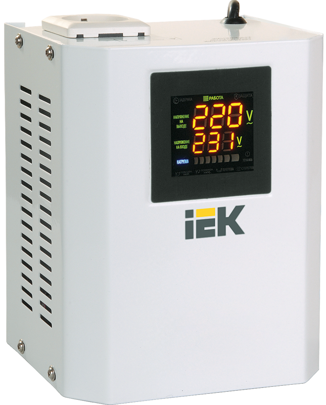 Стабілізатор напруги настінний BOILER 0,5 кВА IEK