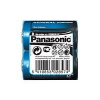 Батарейки PANASONIC GENERAL PURPOSE R20 TRAY 2 ZINK-CARBON (R20BER/2P)