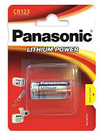 Батарейки PANASONIC CR 123 BLI 1 LITHIUM (CR-123AL/1BP)