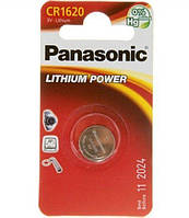 Батарейки PANASONIC CR 1620 BLI 1 LITHIUM (CR-1620EL/1B)