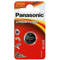 Батарейки PANASONIC CR 2032 BLI 1 LITHIUM (CR-2032EL/1B)