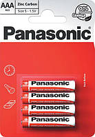Батарейки PANASONIC RED ZINK R03 BLI 4 ZINK-CARBON (R03REL/4BP)