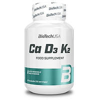 Вітаміни Ca D3 K2 BioTech USA (90 капсул)