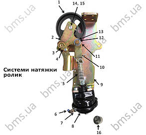 Підшипник 6004 2RSR для ролика натяжки силового ремення BMS, Brinkmann, фото 3