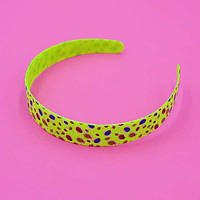 Обруч для волосся 6 шт кольоровий пластик сонечко