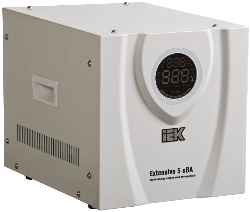 Стабілізатор напруги переносної EXTENSIVE 5 кВА IEK