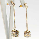 Сережки Підвіска Кубик, фото 2