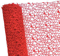 Сетка флористическая "Poly Net 1" красный, (50 см х 5 ярдов)