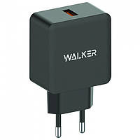 Сетевое зарядное устройство Walker WH-25 Quick Charge 3.0 1xUSB 2.4A Black