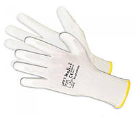 Трикотажные защитные перчатки Artmas RnyPu White(12) kat.1, белый, 6