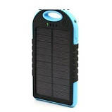 Сонячний зарядний пристрій POWER BANK Solar 10000 mAh з ліхтариком (Паввер Банк Солар 10000 мА·год), фото 4