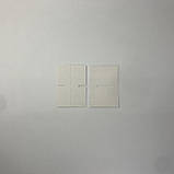 Перегородки для цукерок (4 комірки), 80*80*30 мм, 10 комплектів, біла, фото 4