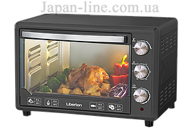 Електродуховка Liberton LEO-481 Graphite - 48 л, конвекція, 2000 Вт