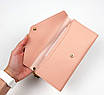 Жіночий місткий гаманець Fashion&Classic Рожевий, фото 8