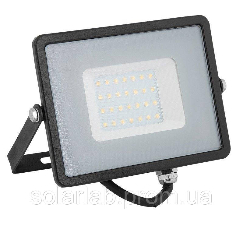 Прожектор вуличний LED V-TAC, 30W, SKU-401, Samsung CHIP, 230V, 4000К, чорний