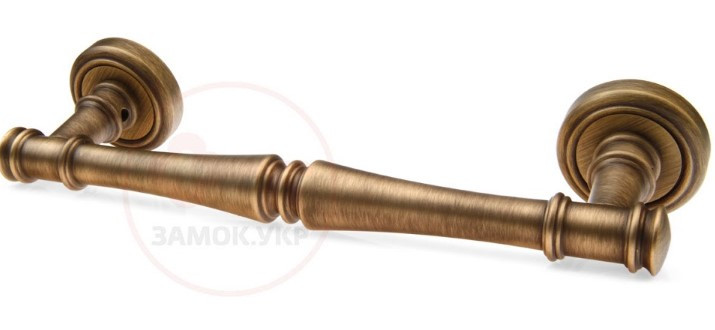 Дверна ручка-скоба Fadex Tako матова бронза (Італія), фото 1