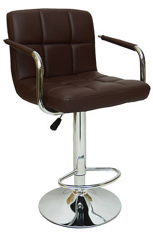 Барний стілець хокер Bonro B-628-1 коричневий, фото 2