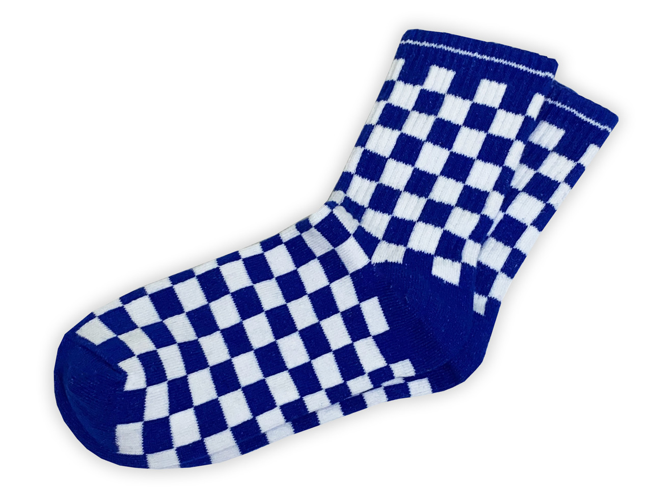 Шкарпетки Neseli Athletic Шахи сині , One size (37-43)